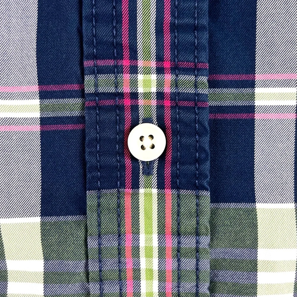 Abercrombie & Fitch Elk Lake Green Plaid Shirt - Picture 8 of 9